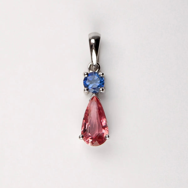 Natural Padparadscha Sapphire Pendant | 0.80 ct