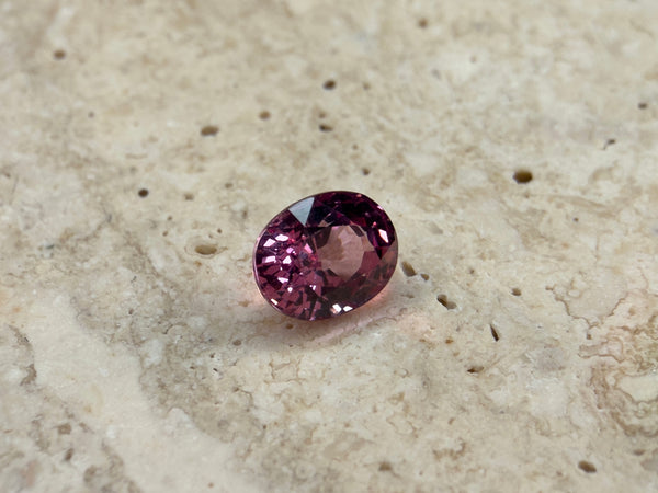 Natural Madagascar Malaya Garnet | 1.38 Carat Premium Oval-Cut Gemstone