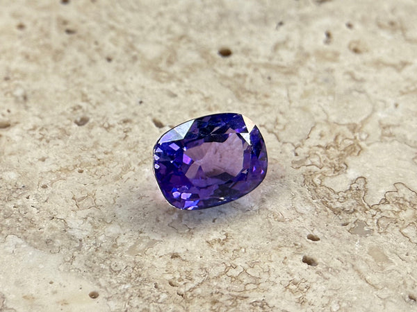 Natural Tanzanite | 1.36 Carat Premium Cushion-Cut Gemstone
