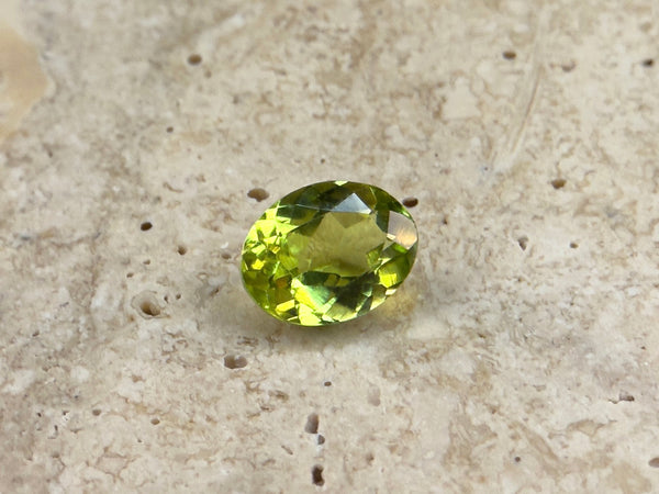 Natural Chrysolite (Peridot) | 1.32 Carat Premium Oval-Cut Gemstone